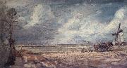 John Constable Spring:East Bergholt Common oil painting artist